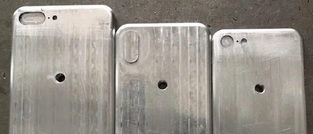 Leaked iPhone 8 case compared to earlier versions