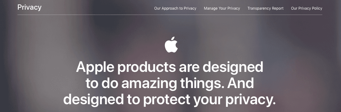 Apple announces revamped and much improved privacy site