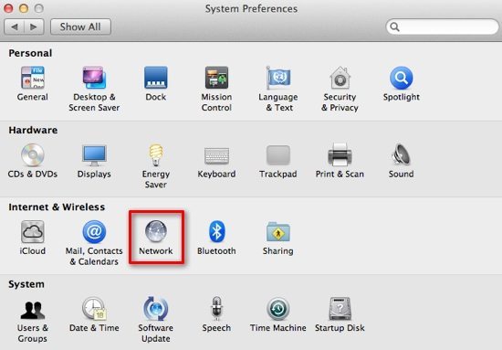 apple mac wireless settings