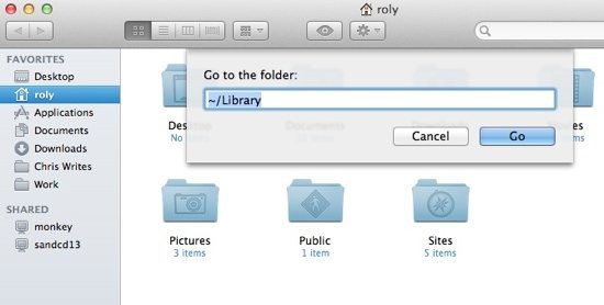 System Library Folder