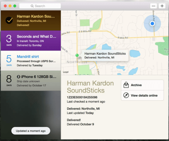 Deliveries - App