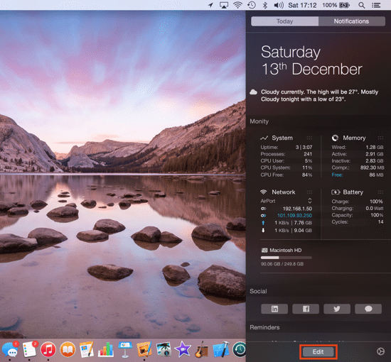 Today Extensions - Notification Drawer