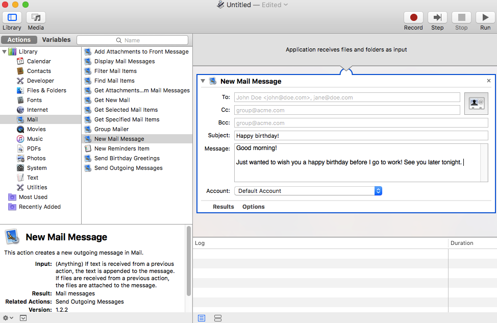 make sure my mac is awake for an automator email make sure my mac is awake for an automator email