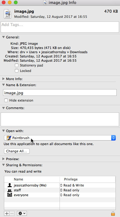change the default application for a file type in os x change the default application for a file type in os x