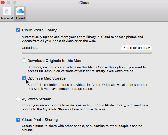 disable optimize my mac icloud disable optimize my mac icloud