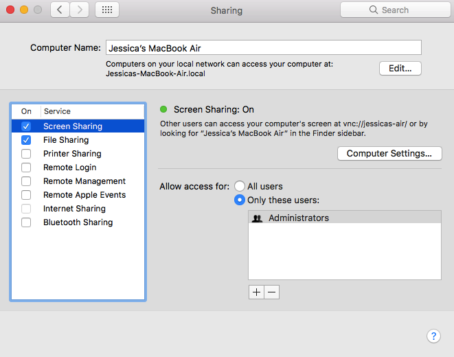 vnc for mac os sierra vnc for mac os sierra