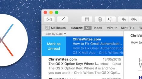 Mail in OS X El Capitan
