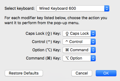 modifier keys for windows keyboard on mac modifier keys for windows keyboard on mac