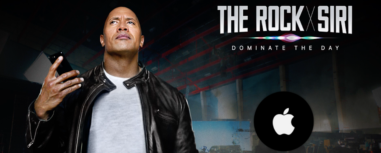Siri and Dwayne Johnson star in new Apple movie - ChrisWrites.com