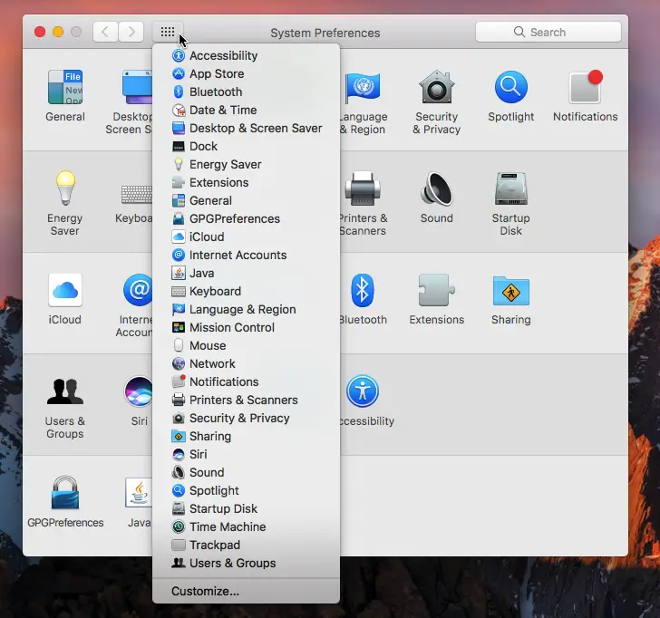 how to add extensions to customize mac preference pane