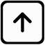 simple up arrow